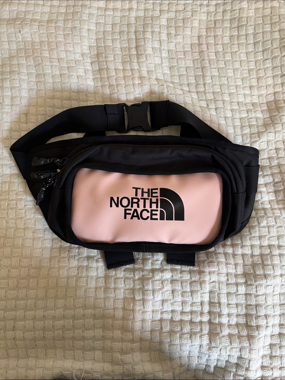 The North Face Pink and Black Waist Pack